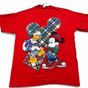 Vintage Mickey Unlimited Mickey Mouse Donald Duck T-shirt size XL